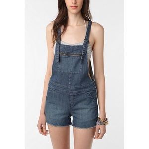 BDG zip denim overall
